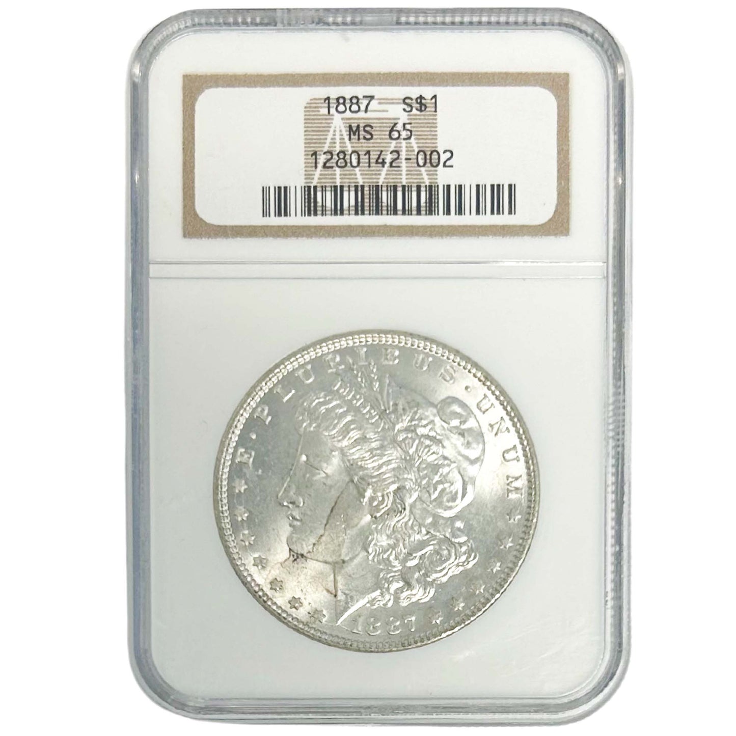 1887 Morgan Silver Dollar Graded NGC
