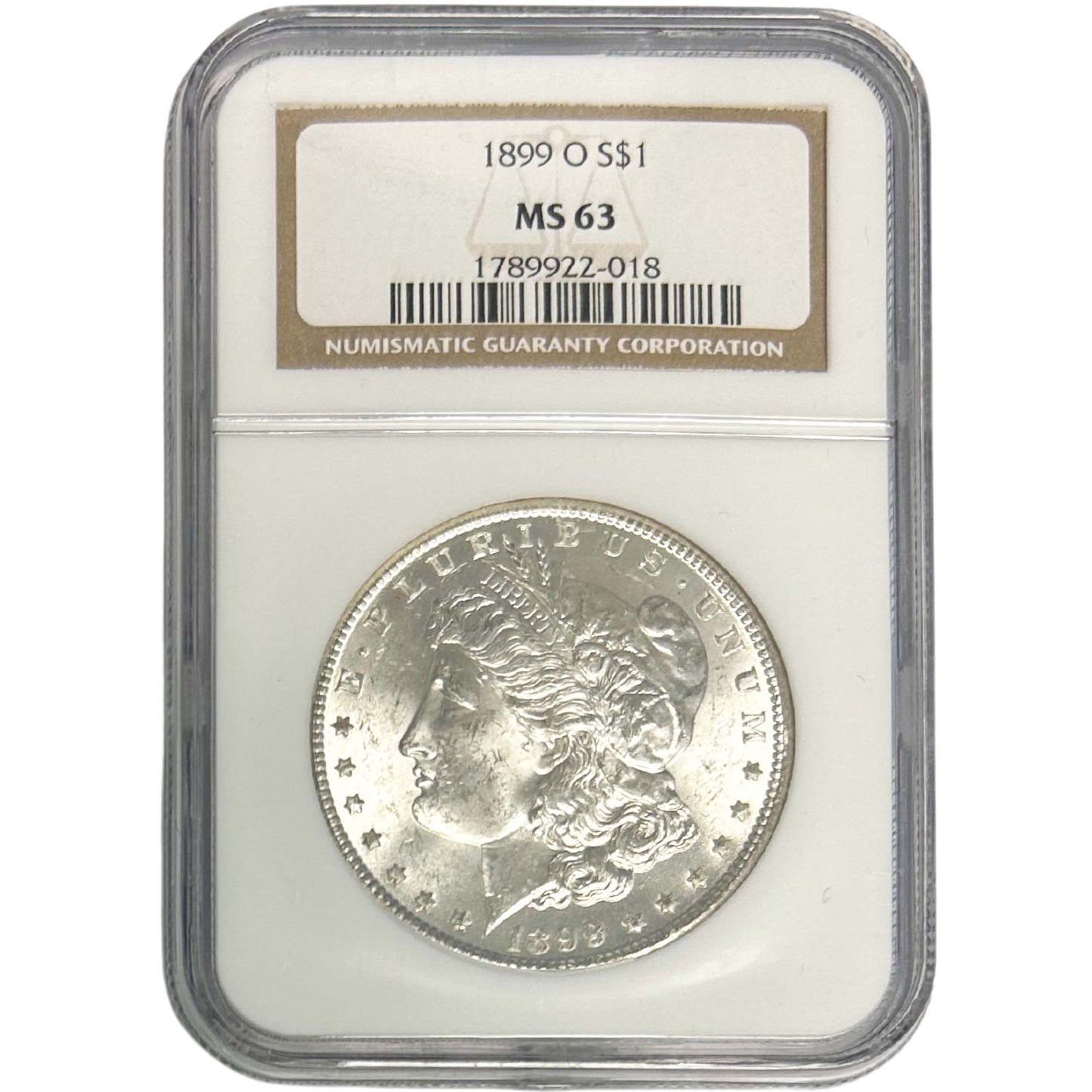1899 O Morgan Silver Dollar PCGS MS63 ZOOM