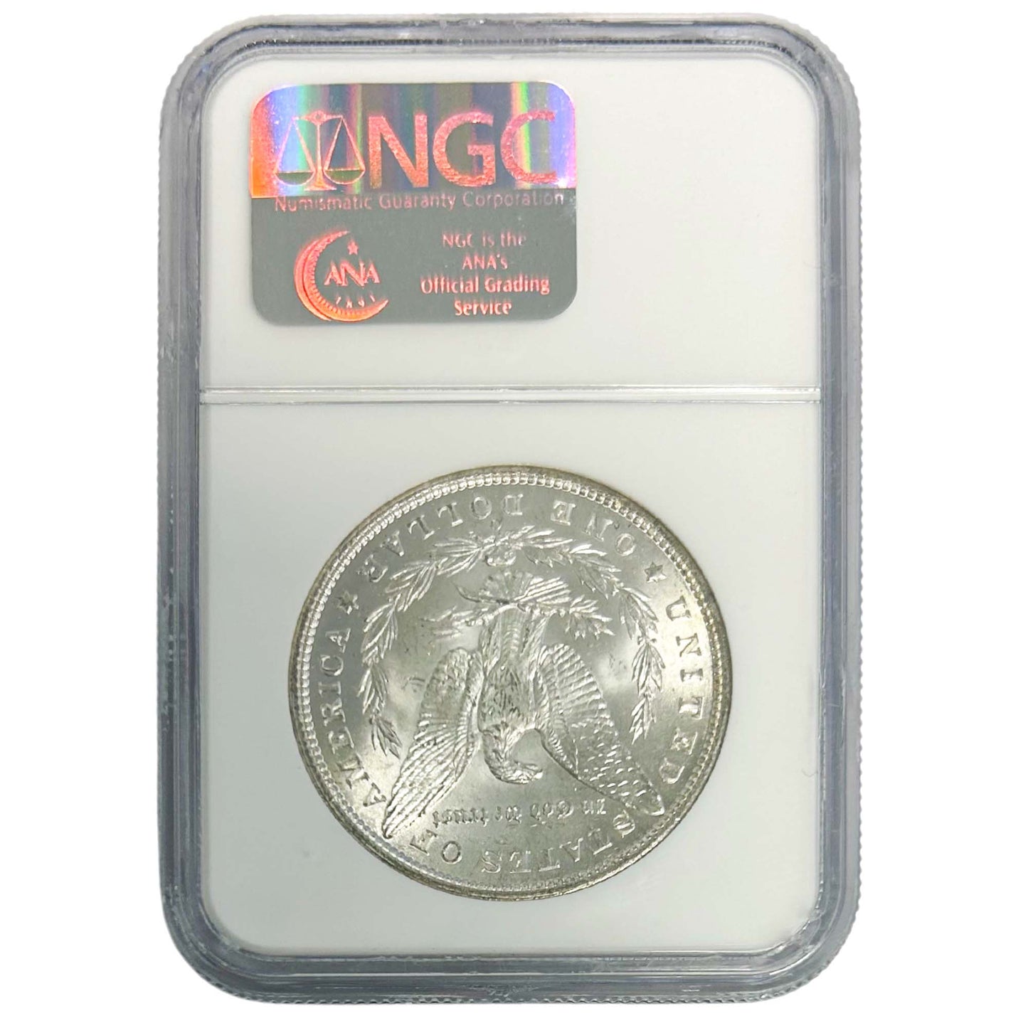 1900 O Morgan Silver Dollar PCGS MS63 Back