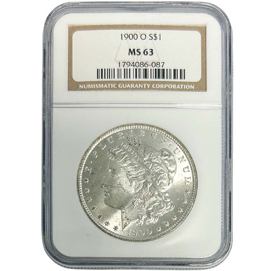 1900 O Morgan Silver Dollar PCGS MS63 Thumbnail 