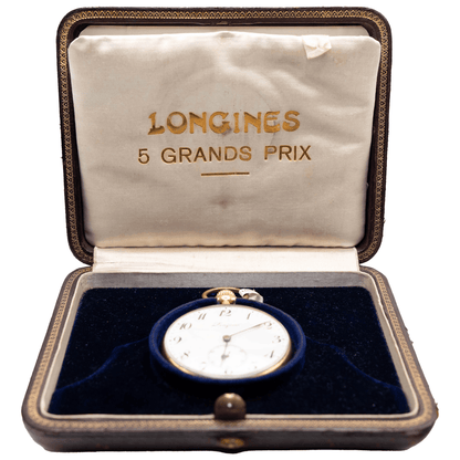 Longines 5 Grand Prix Pocket Watch Gold & Silver Pawn Shop
