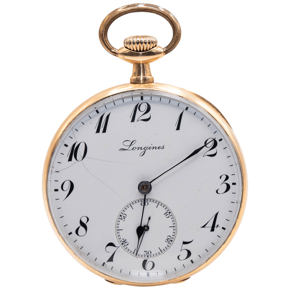 Longines 5 Grand Prix Pocket Watch Gold & Silver Pawn Shop