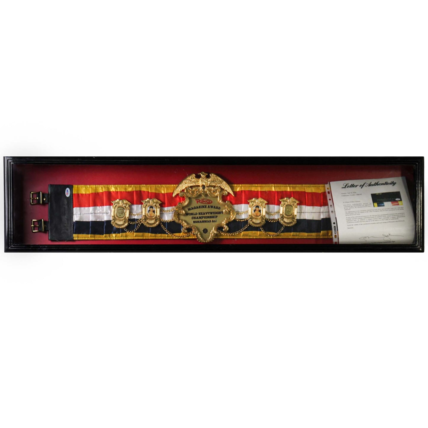 Heavy Weight Championship Belt Muhammad Ali PSA/DNA ZOOM