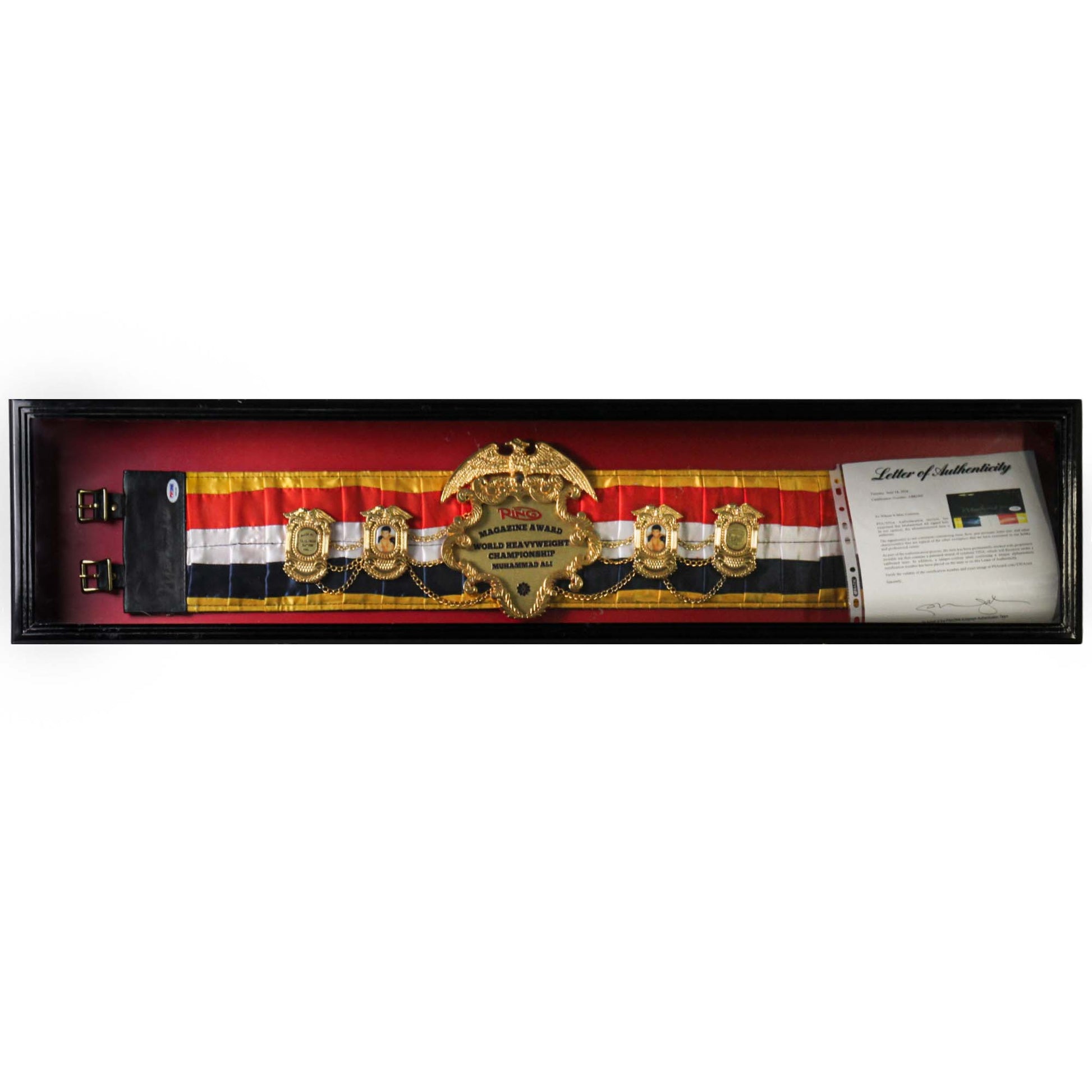 Heavy Weight Championship Belt Muhammad Ali PSA/DNA ZOOM