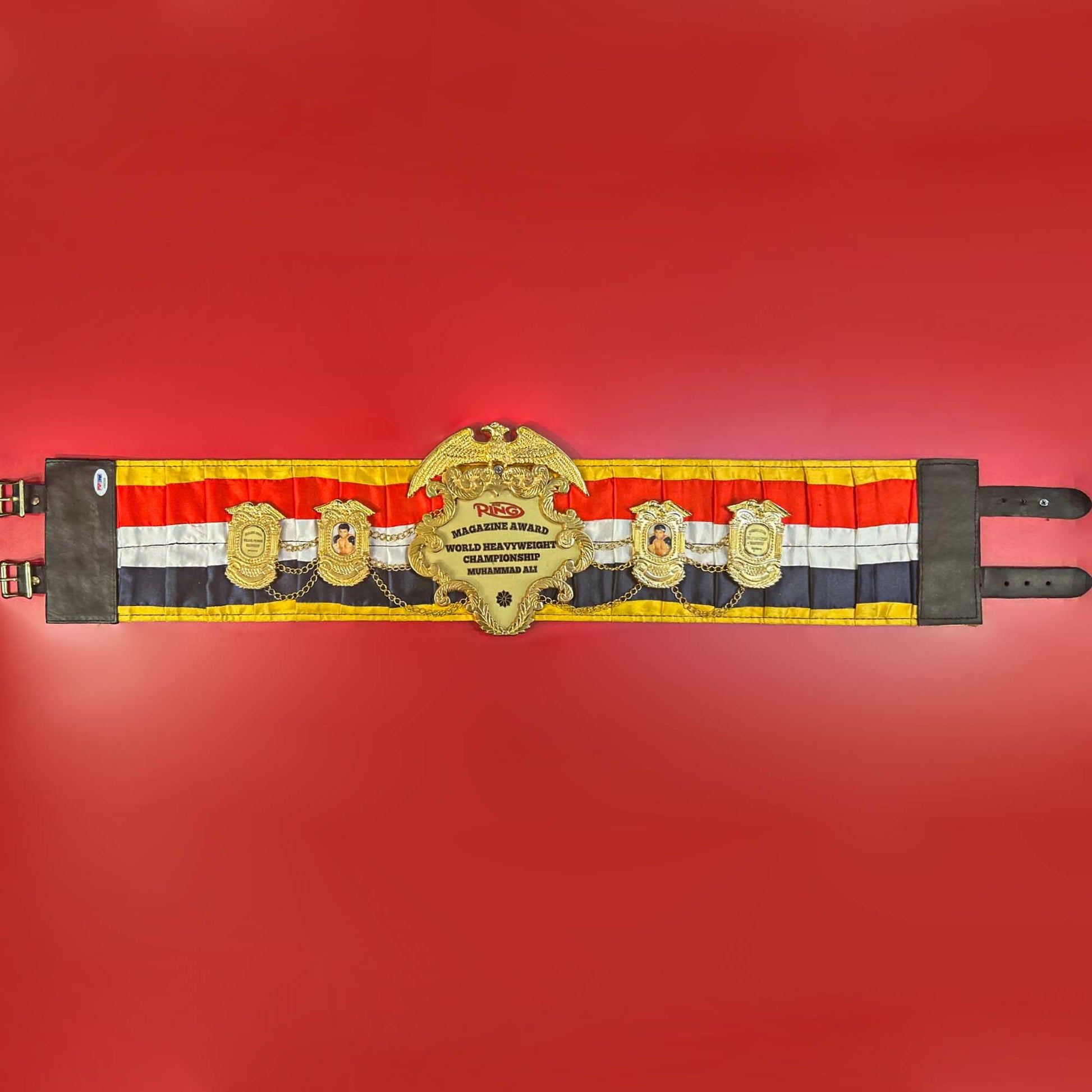 Heavy Weight Championship Belt Muhammad Ali PSA/DNA Belt