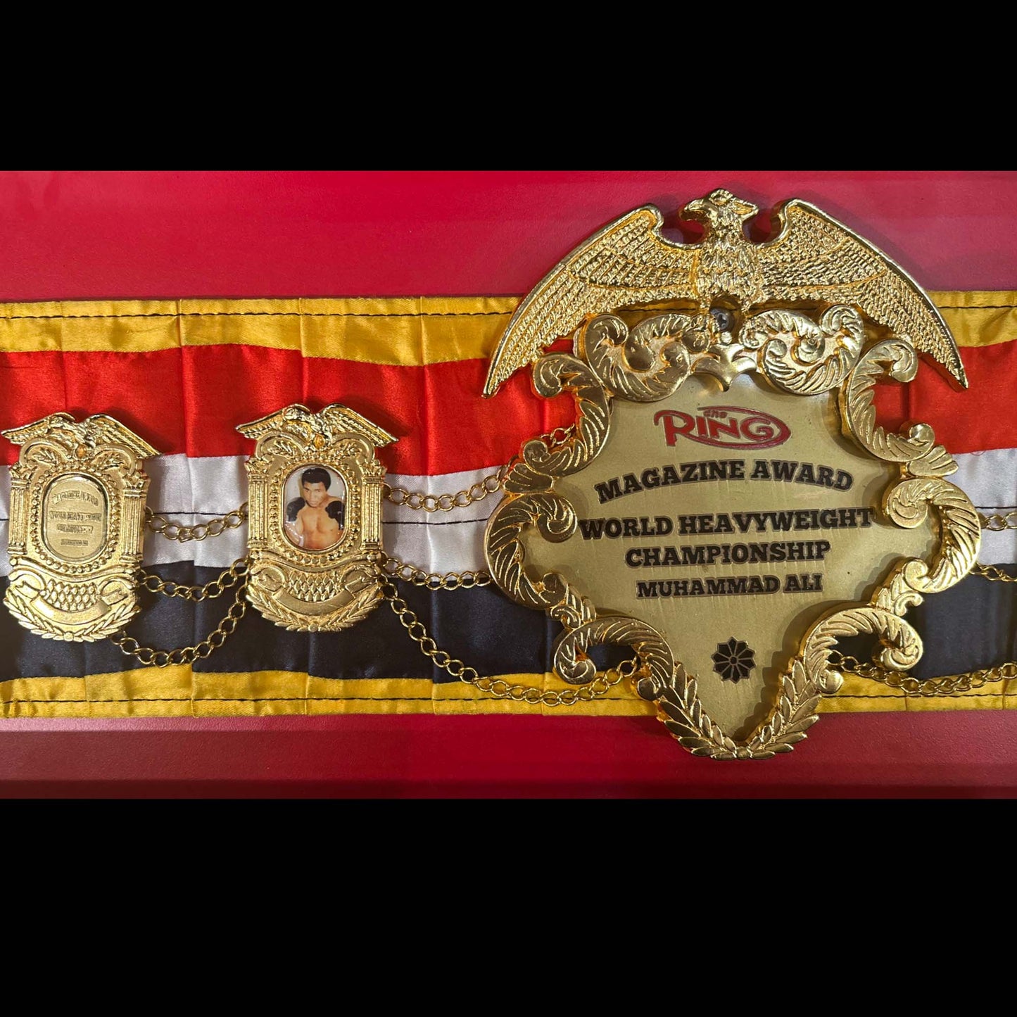 Heavy Weight Championship Belt Muhammad Ali PSA/DNA Close View