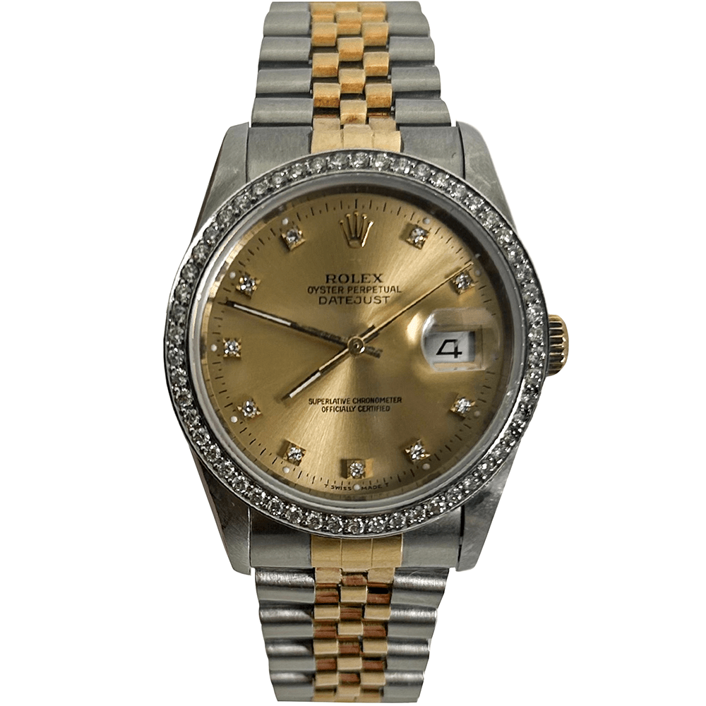 1993 Rolex Datejust Two Tone Watch Thumbnail