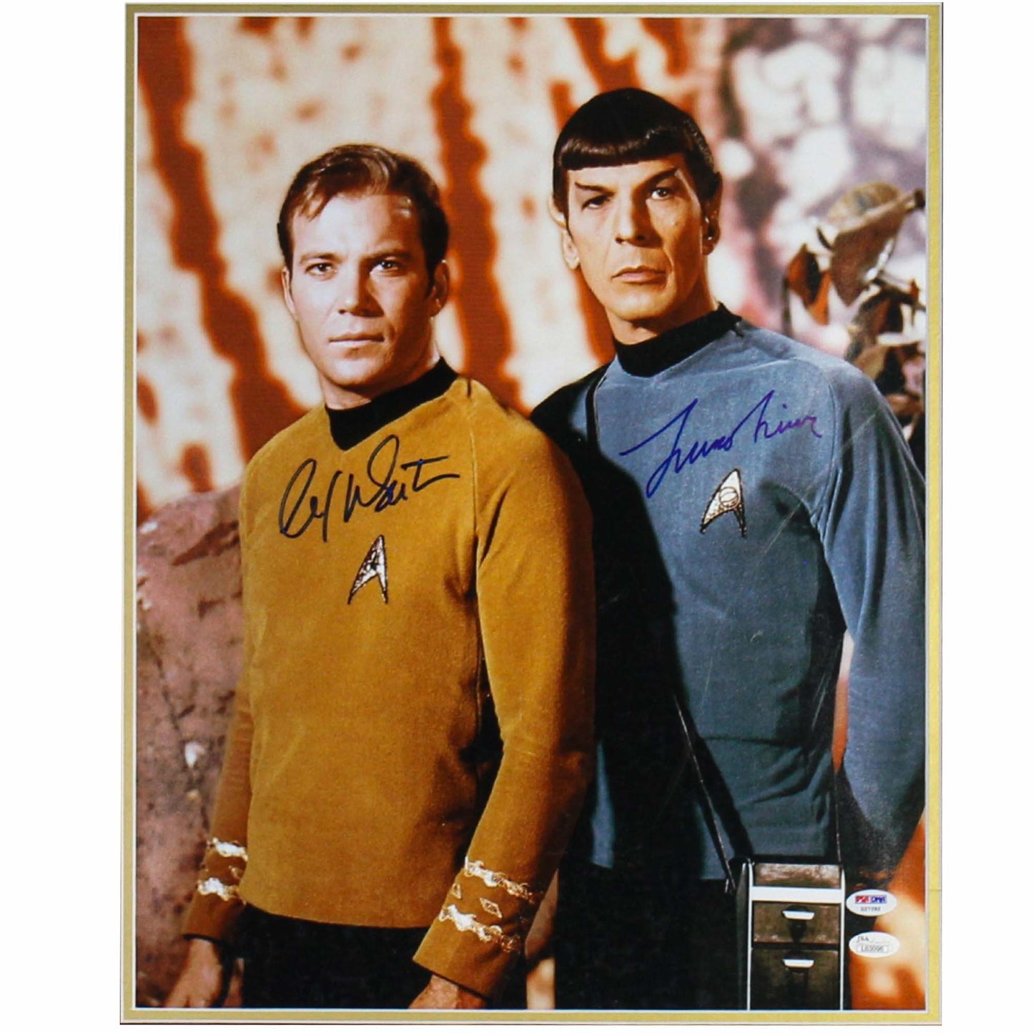 Star Trek Dual Signed Photo Front