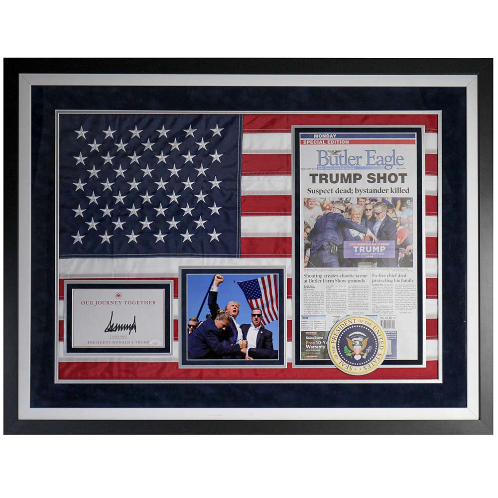 Donald Trump Autographed Memorabilia – Gold & Silver Pawn Shop