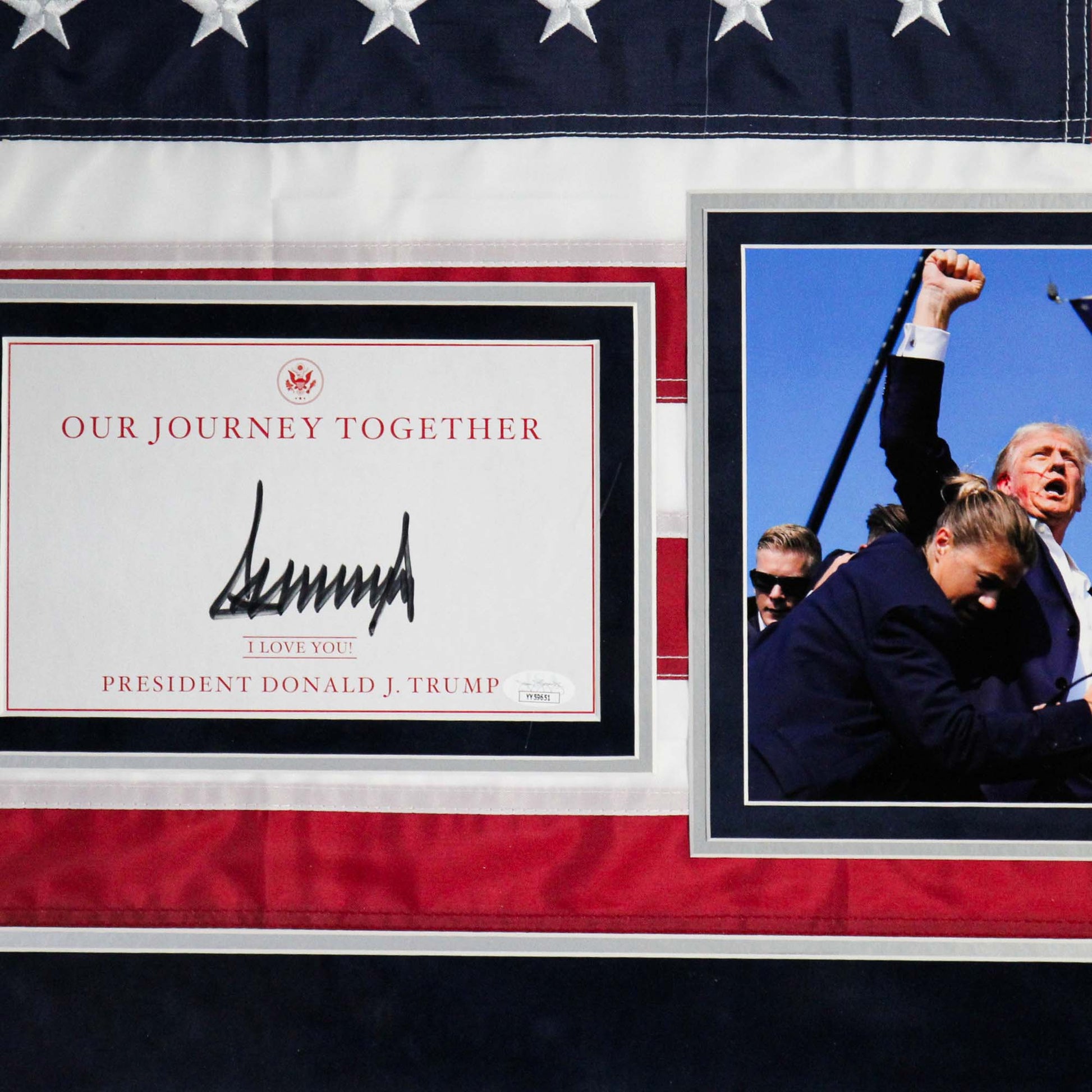 Donald Trump Signed Memorabilia Close View