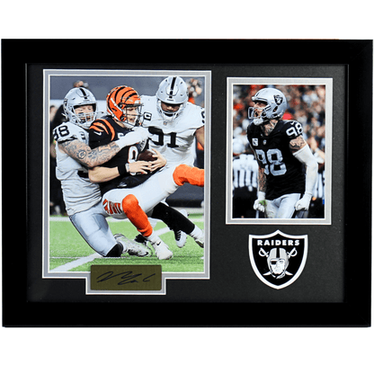 Maxx Crosby 12X Memorabilia Gold & Silver Pawn Shop