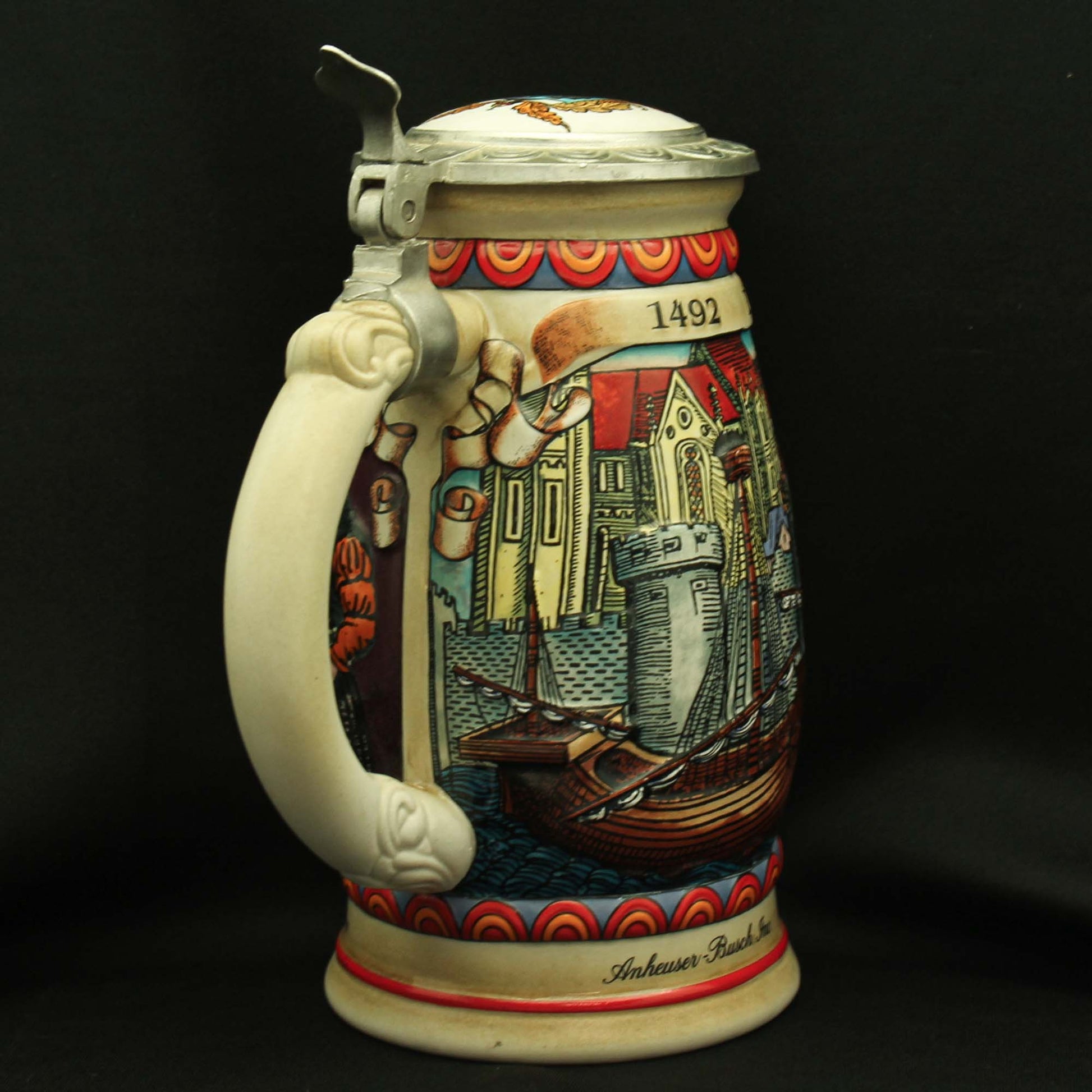 1989 Budweiser Beer Stein  Side