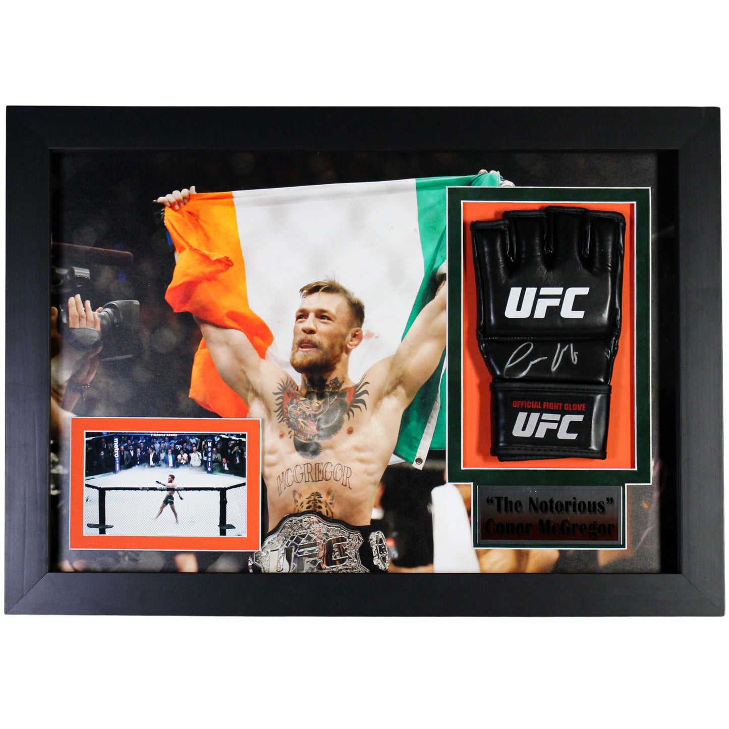 Conor Mcgregor Signed UFC Glove Frame