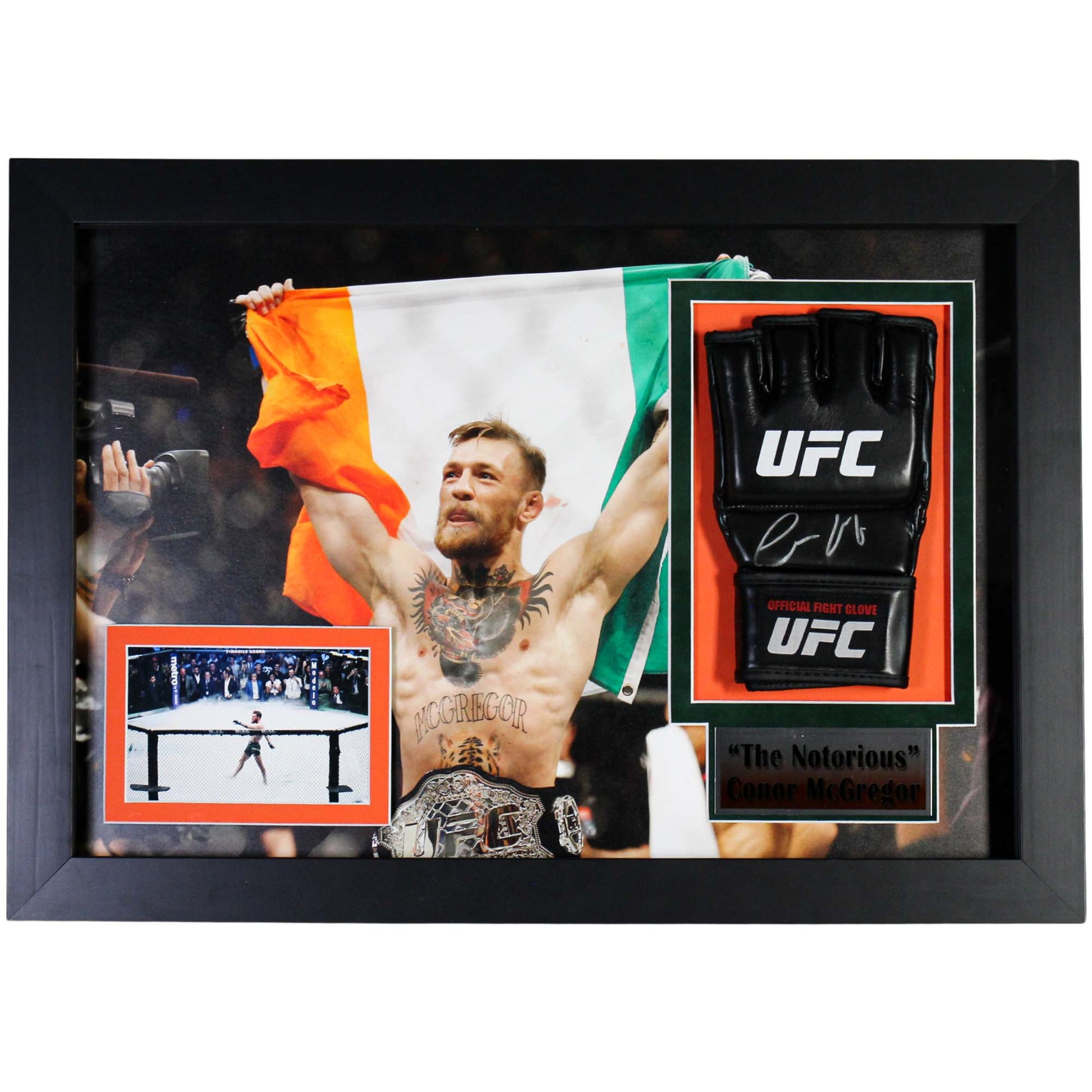 Conor Mcgregor Signed UFC Glove Frame