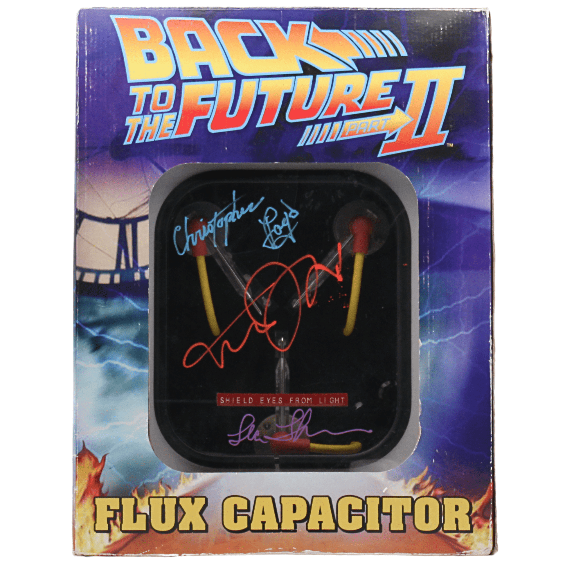 Signed Back To The Future "Flux Capacitor" Box