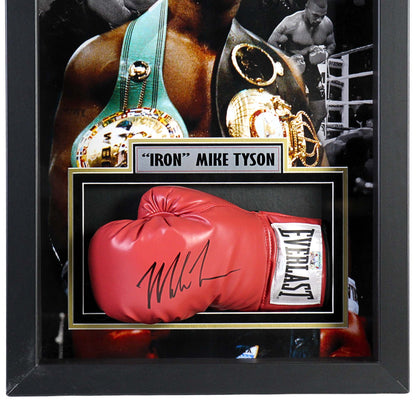 Mike Tyson Signed Glove Memorabilia Close View