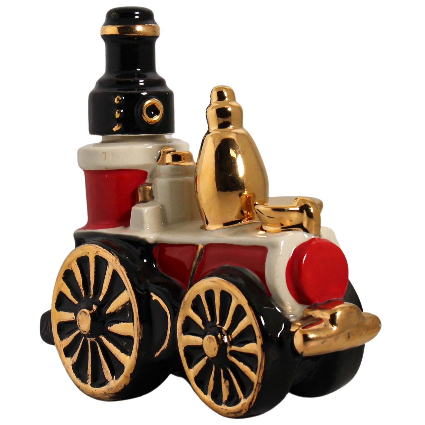 Vintage Ezra Brooks Whiskey Dispenser Steam Engine Train  Shine