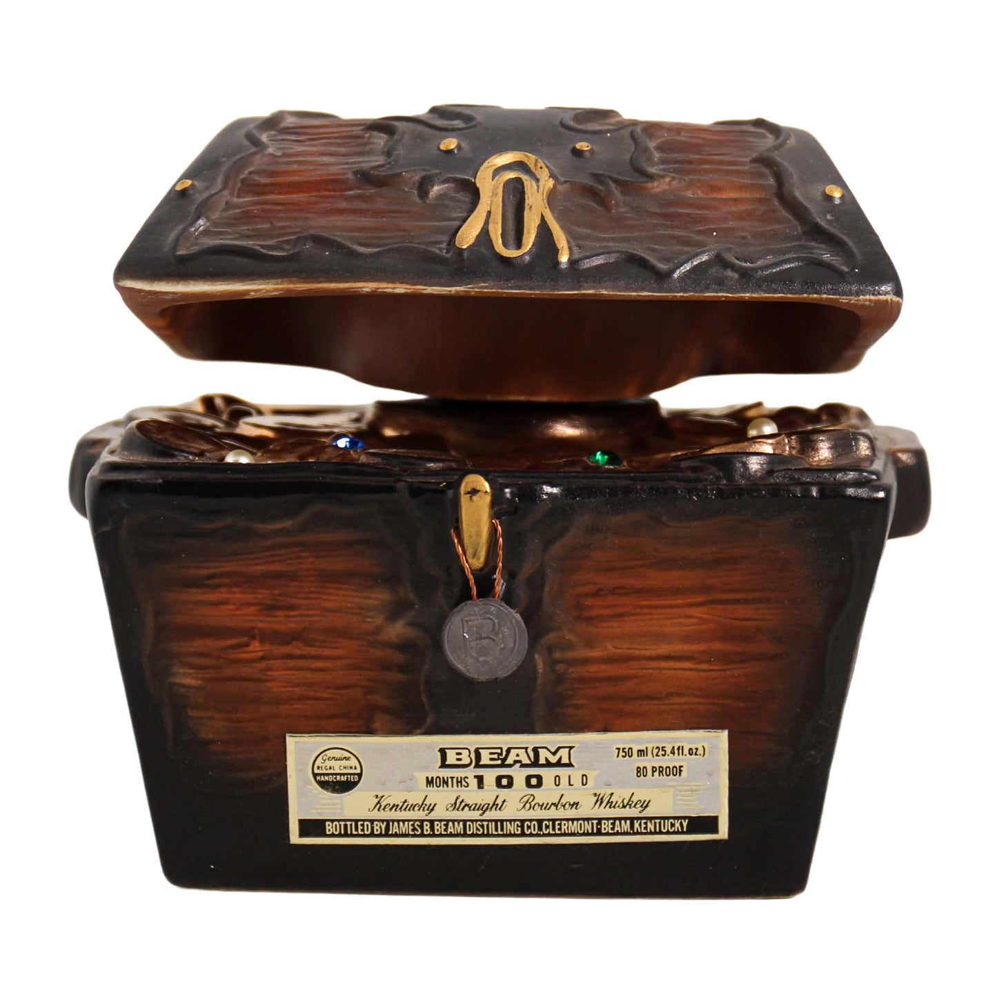 Jim Beam Treasure Chest Decanter ZOOM