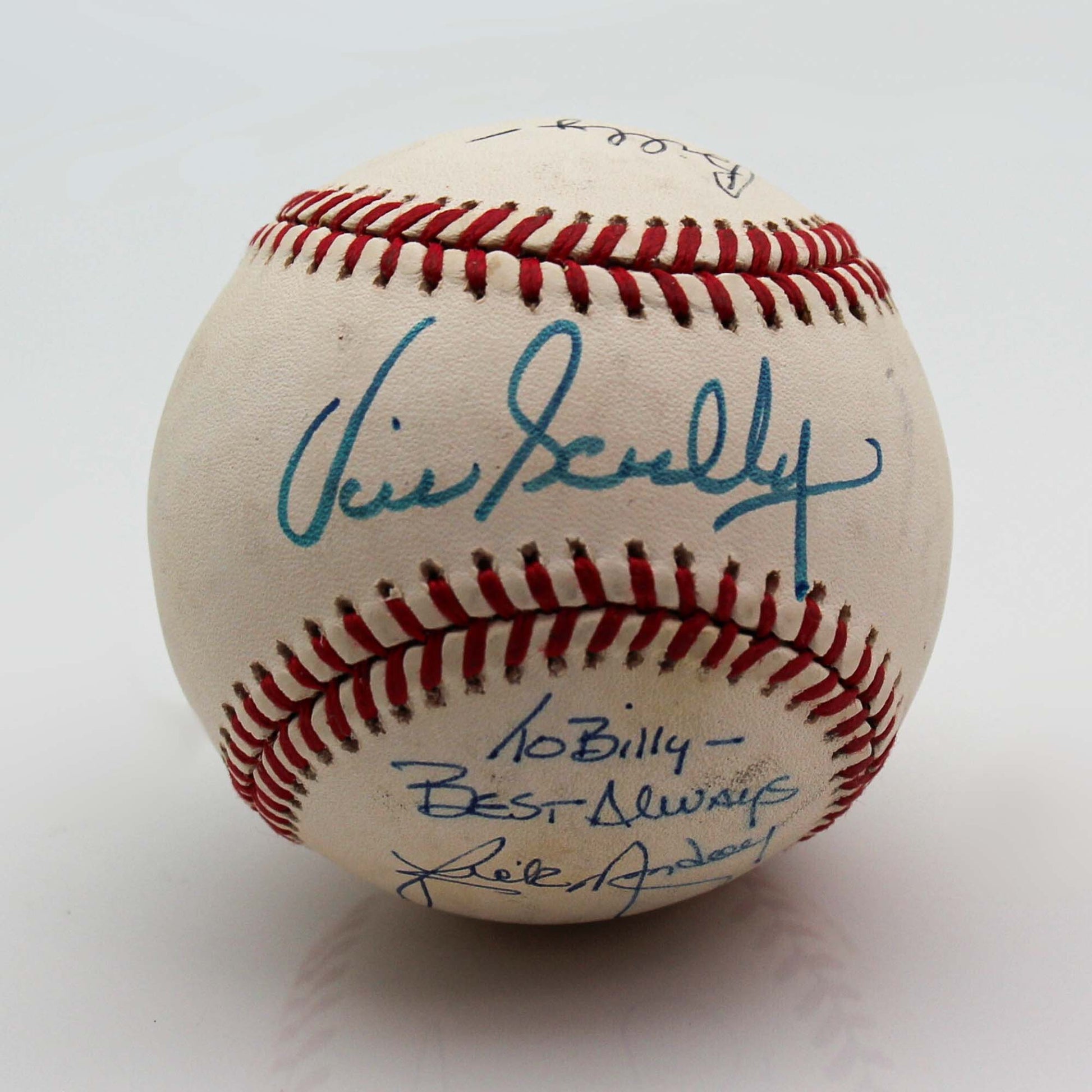 Vin Scully Signed Baseball Front