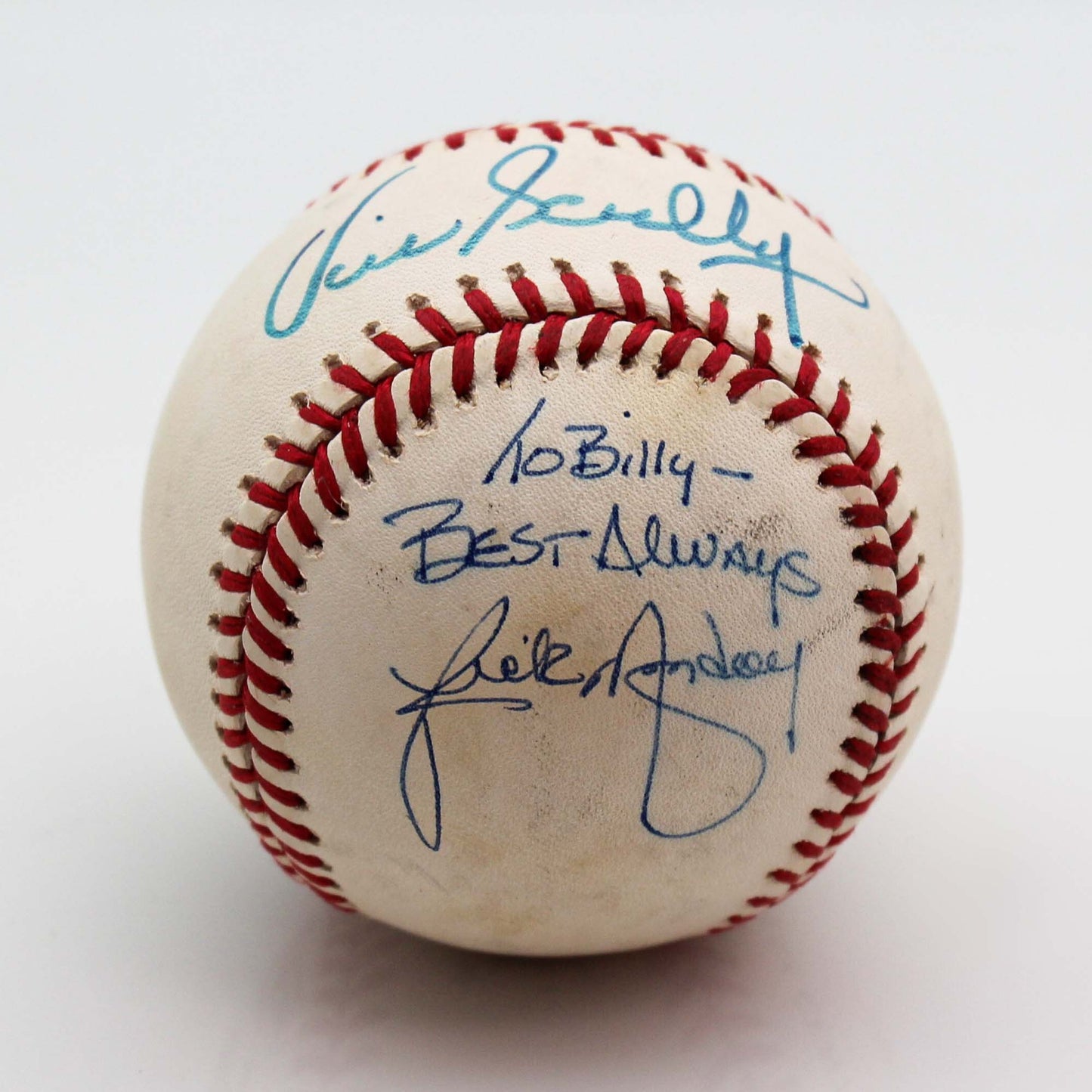 Vin Scully Signed Baseball Center