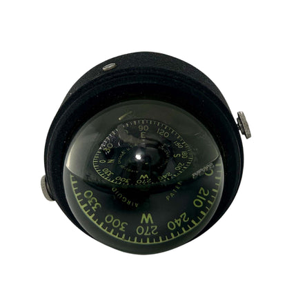 Vintage Air Guide Black Marine Compass Center