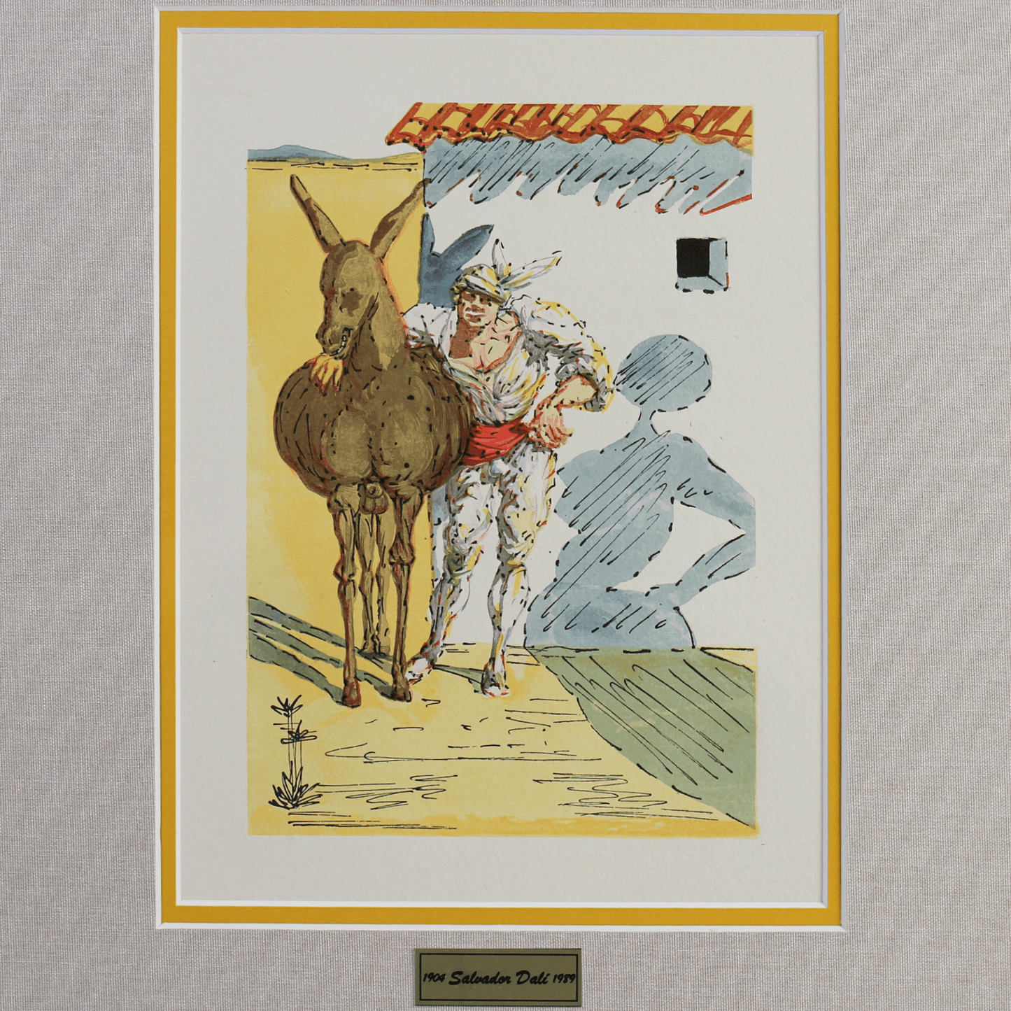 Salvador Dali; "Shades of the donkey" From Le Tricorne, 1959 Art G S Pawn