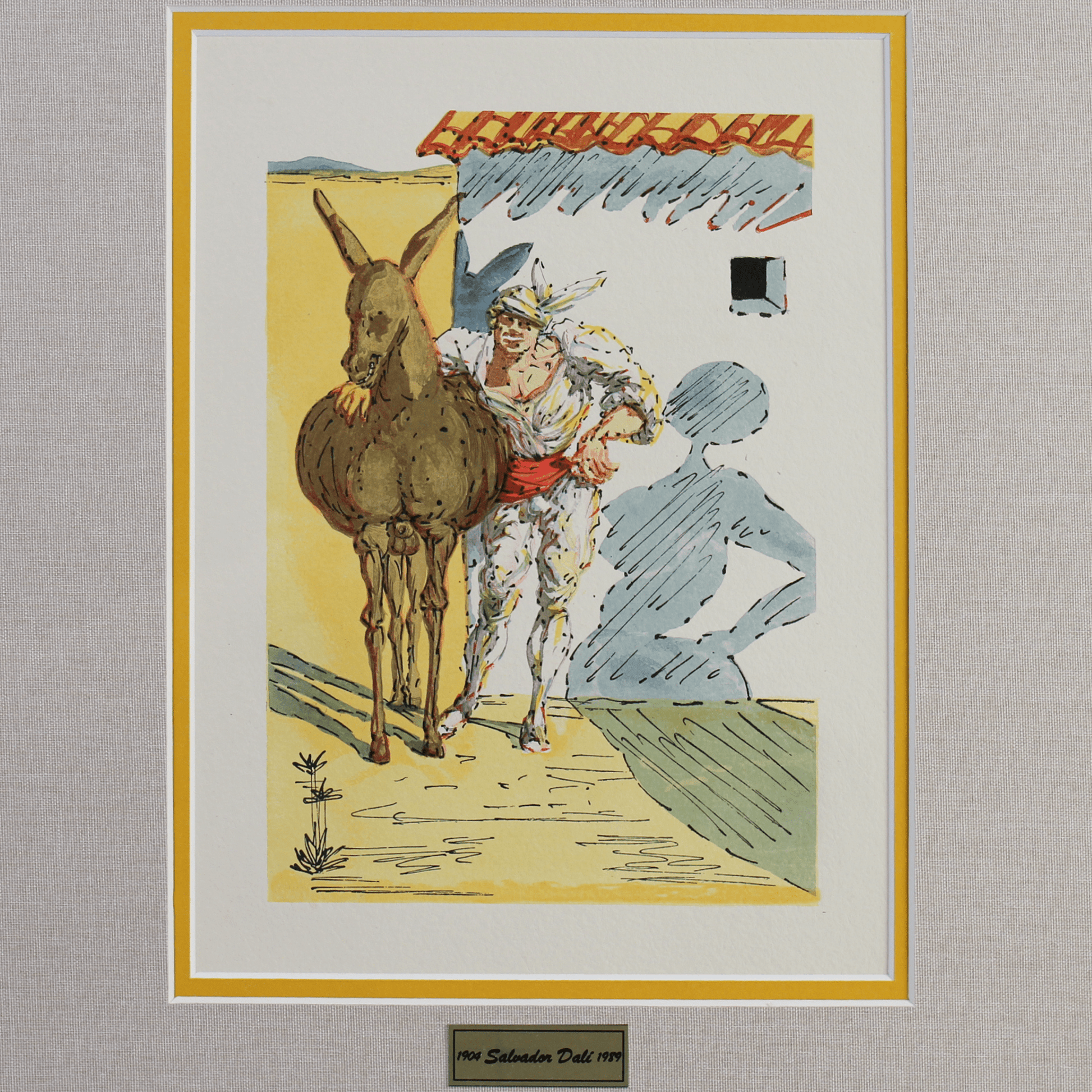 Salvador Dali; "Shades of the donkey" From Le Tricorne, 1959 Art G S Pawn