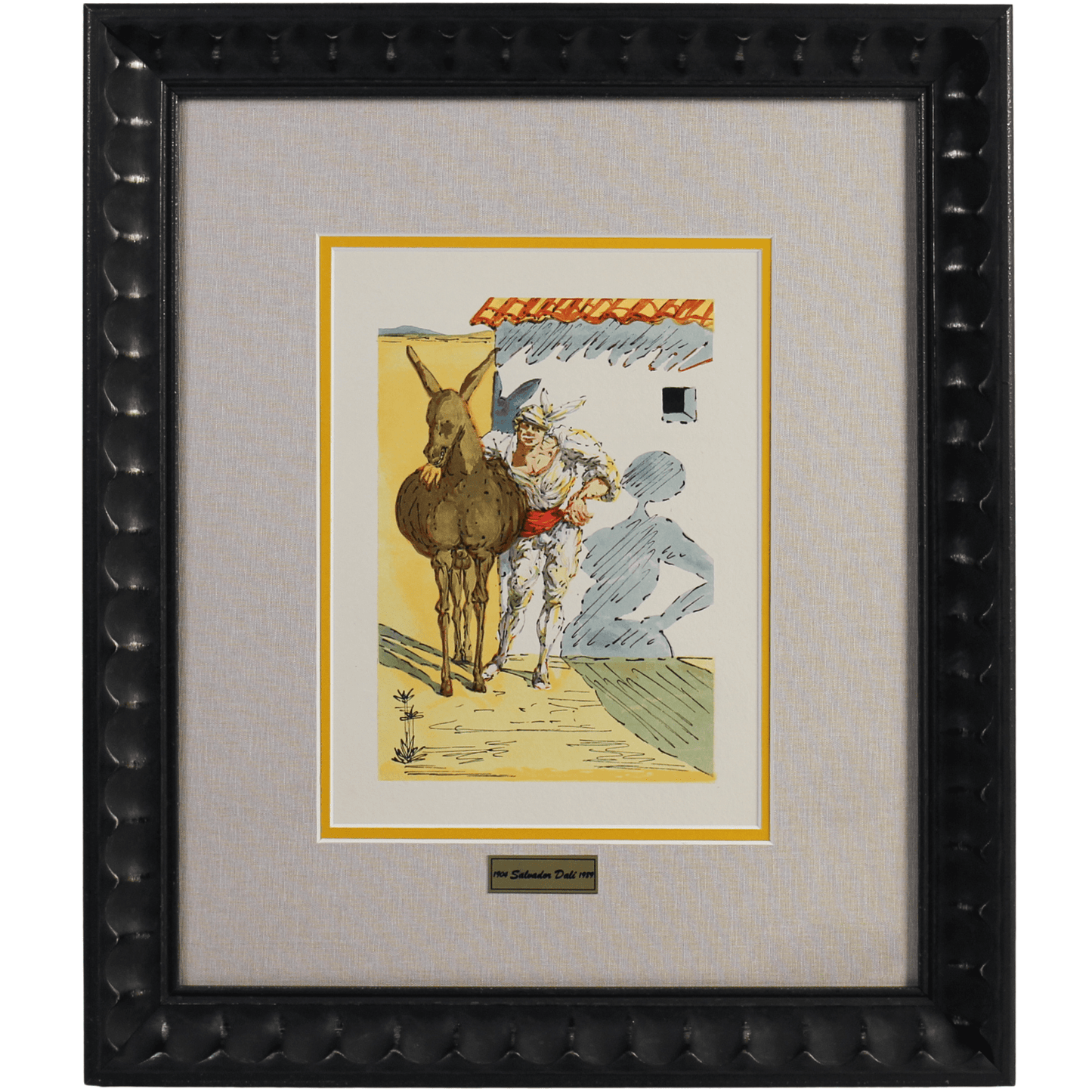 Salvador Dali; "Shades of the donkey" From Le Tricorne, 1959 Art G S Pawn