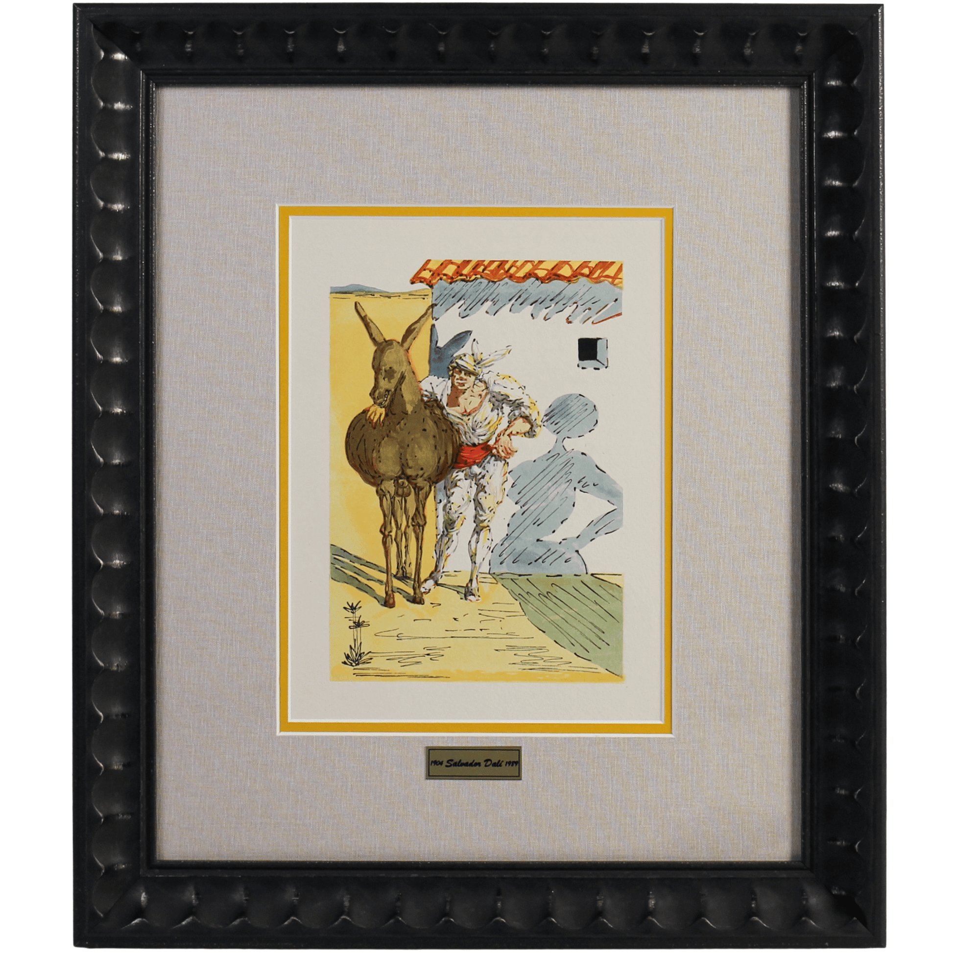 Salvador Dali; "Shades of the donkey" From Le Tricorne, 1959 Art G S Pawn