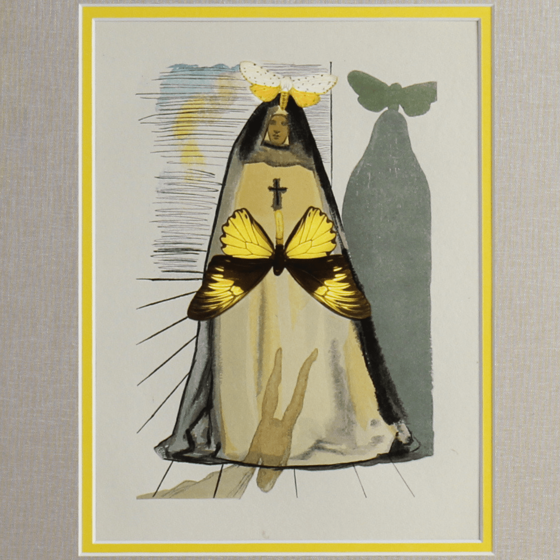 Salvador Dali; "Faith lifts mountains" From Le Tricorne, 1959 Art G S Pawn