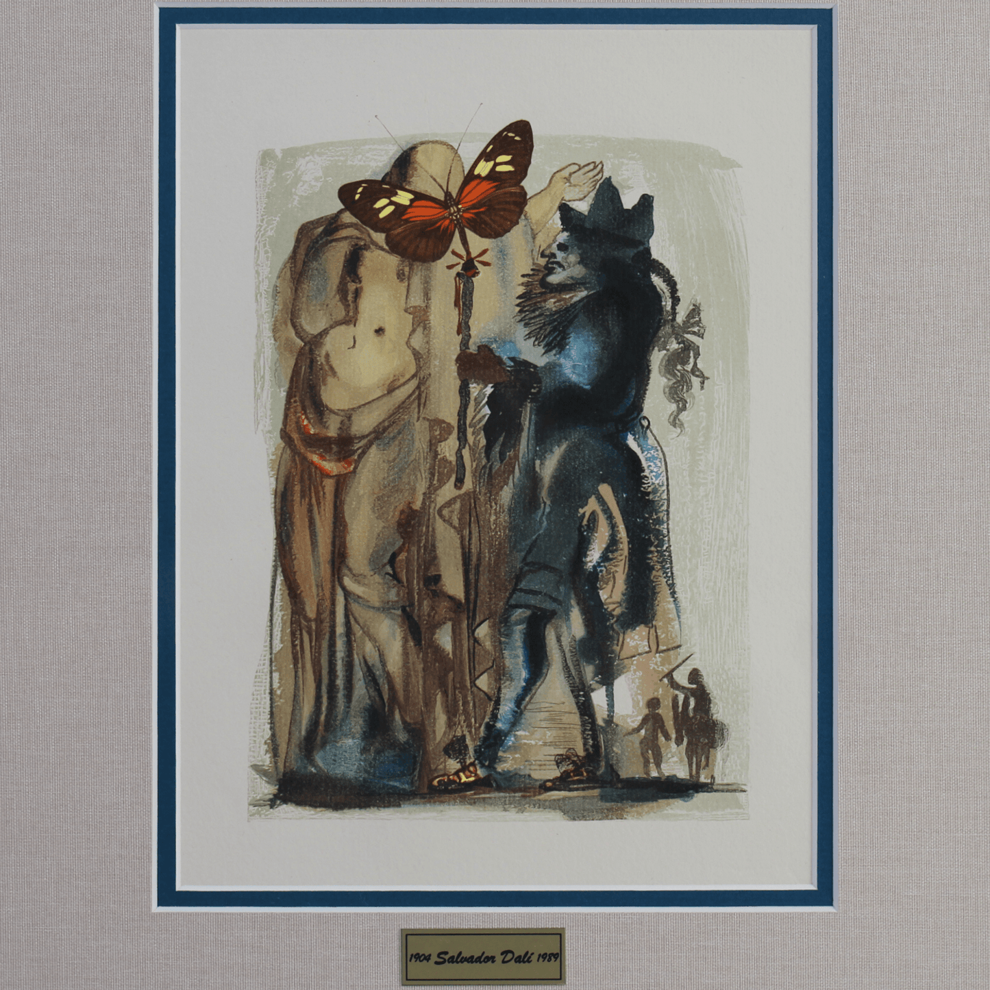 Salvador Dali; "Well, and you?" From Le Tricorne, 1959 Art G S Pawn