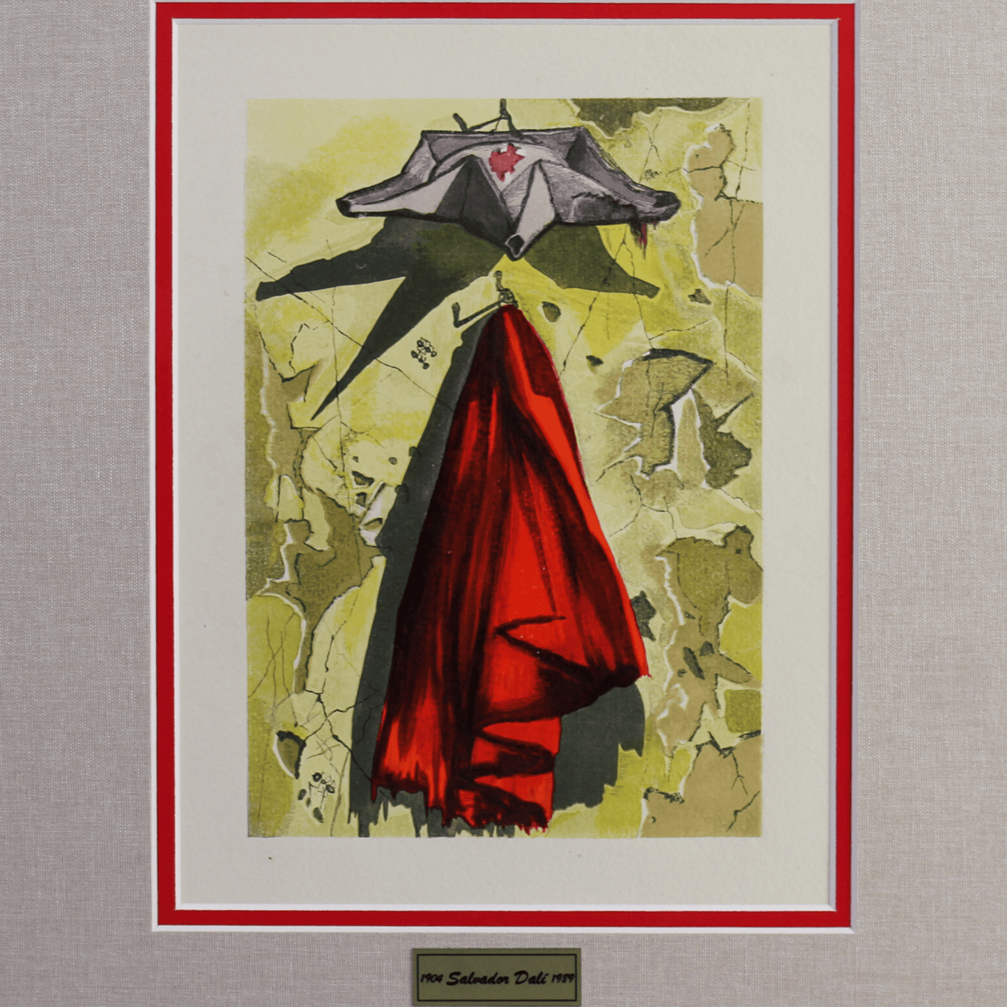 Salvador Dali; "Conclusion, mortality and after" From Le Tricorne, 1959 Art G S Pawn