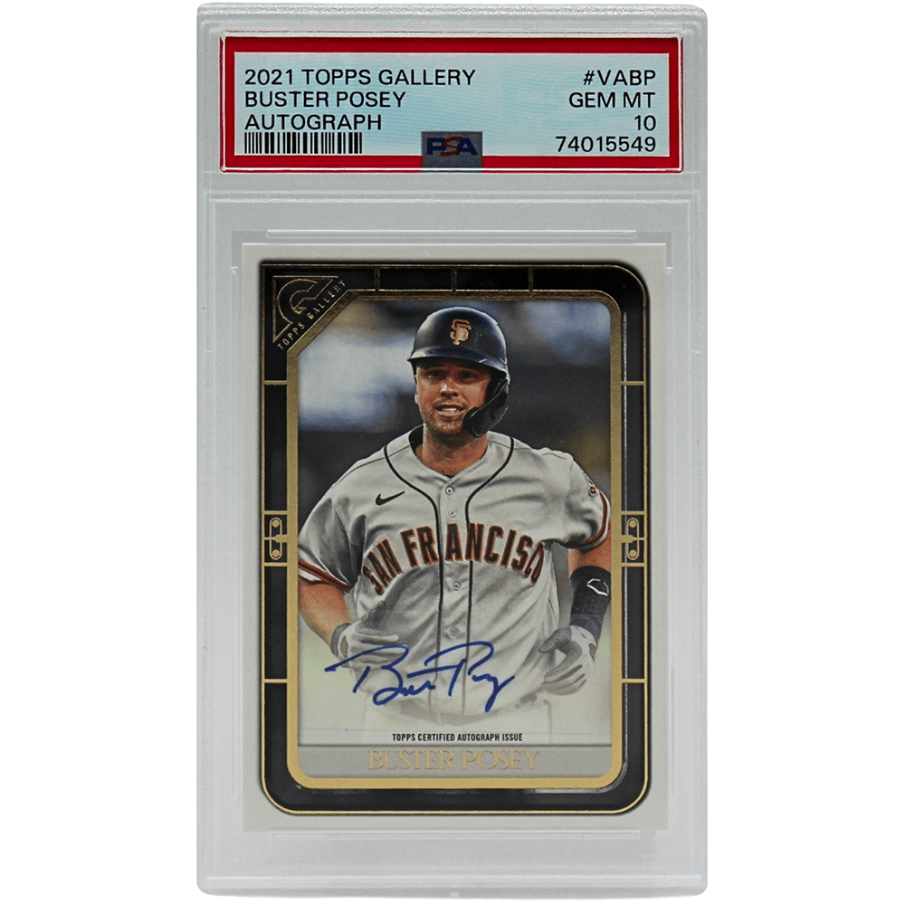 2021 Topps Gallery Buster Posey Signed Card