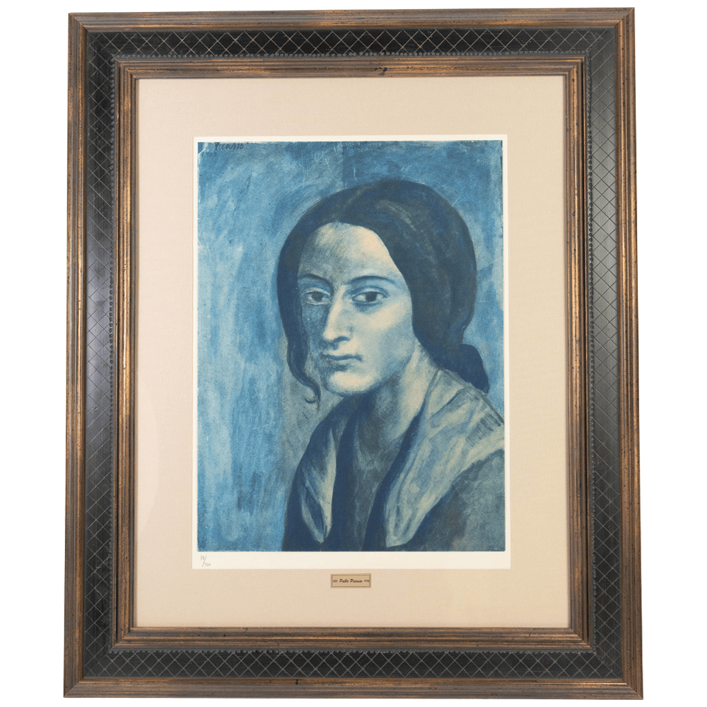 Pablo Picasso: "Femme A La Meche" Art G S Pawn