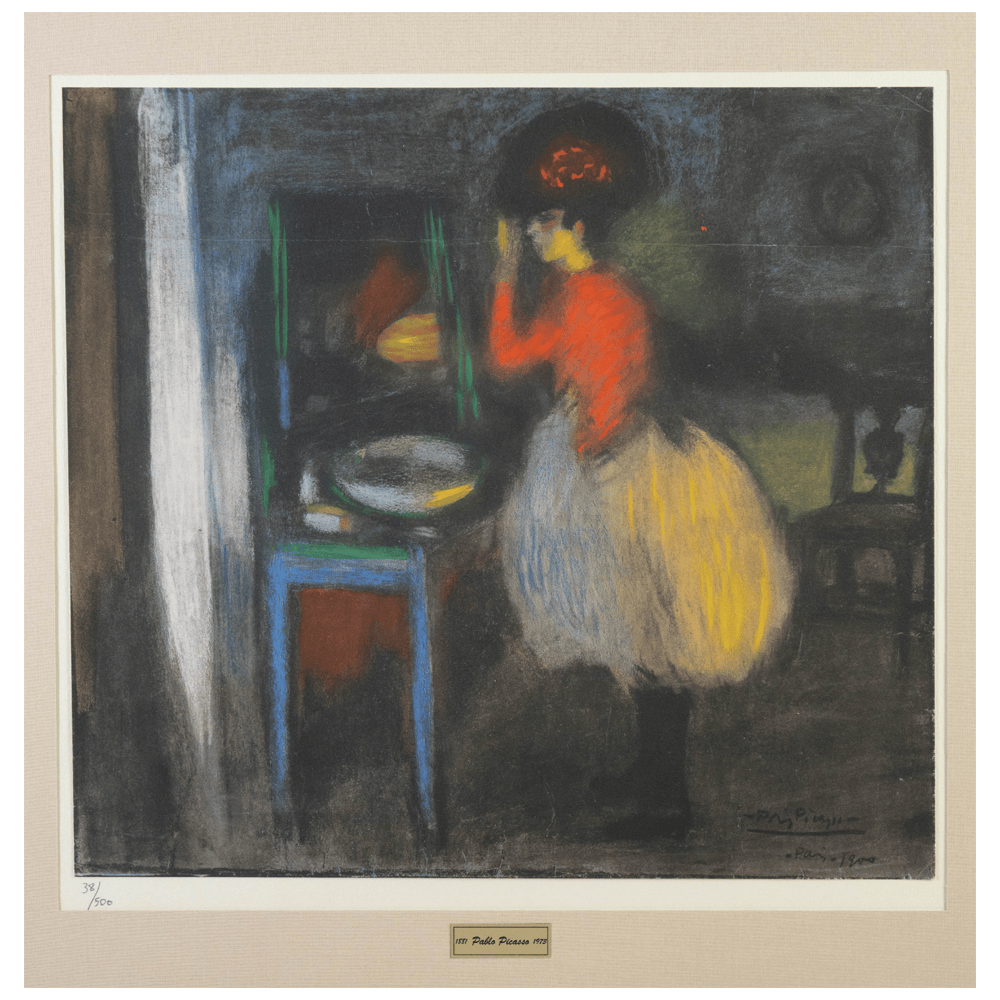 Pablo Picasso: "Femme Devant Le Miroir" Art G S Pawn