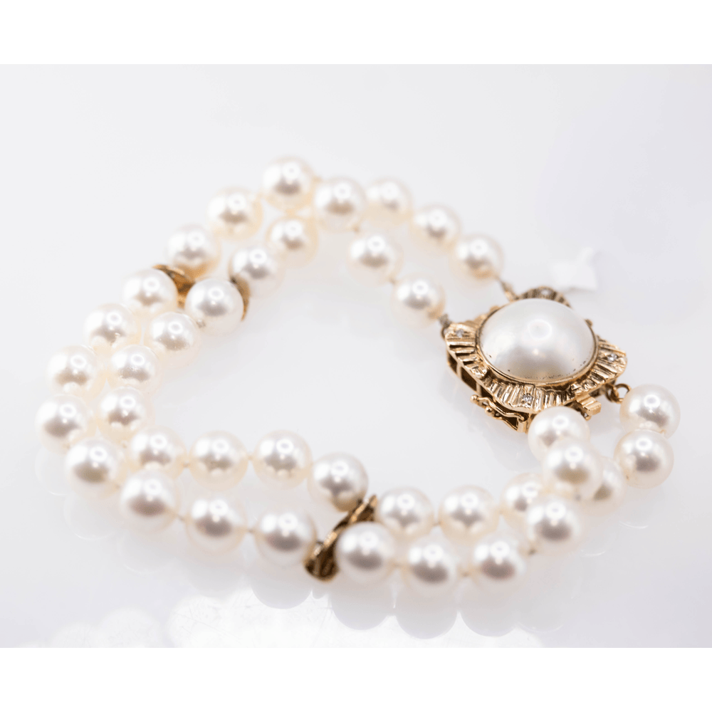 14KYG Pearl Bracelet 25g Gold & Silver Pawn Shop