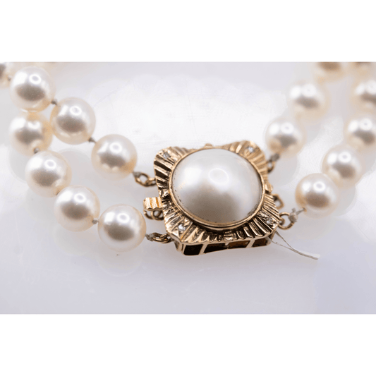 14KYG Pearl Bracelet 25g Gold & Silver Pawn Shop