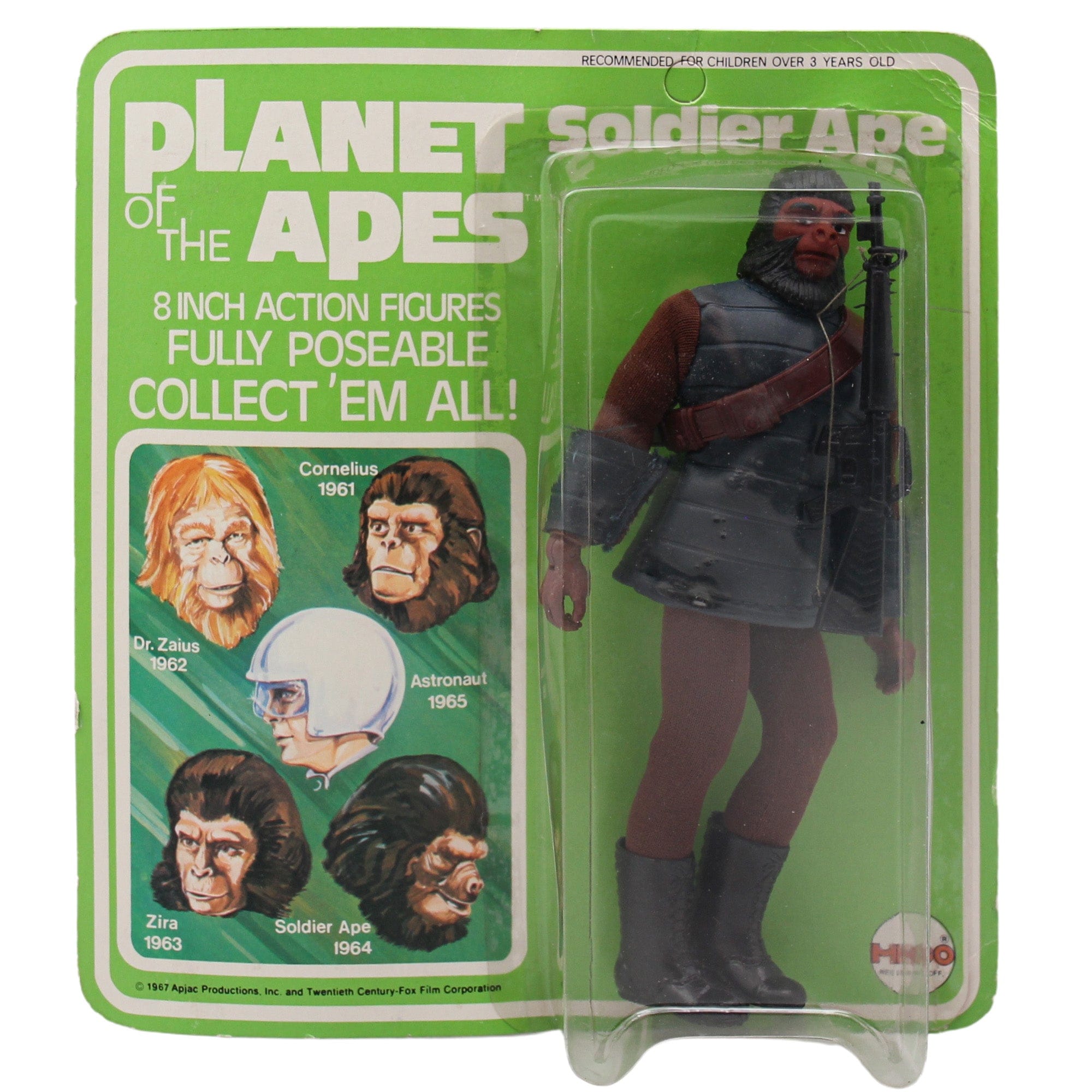 PLANET OF THE APES フィギュア3体セット。 PLANET OF THE APES