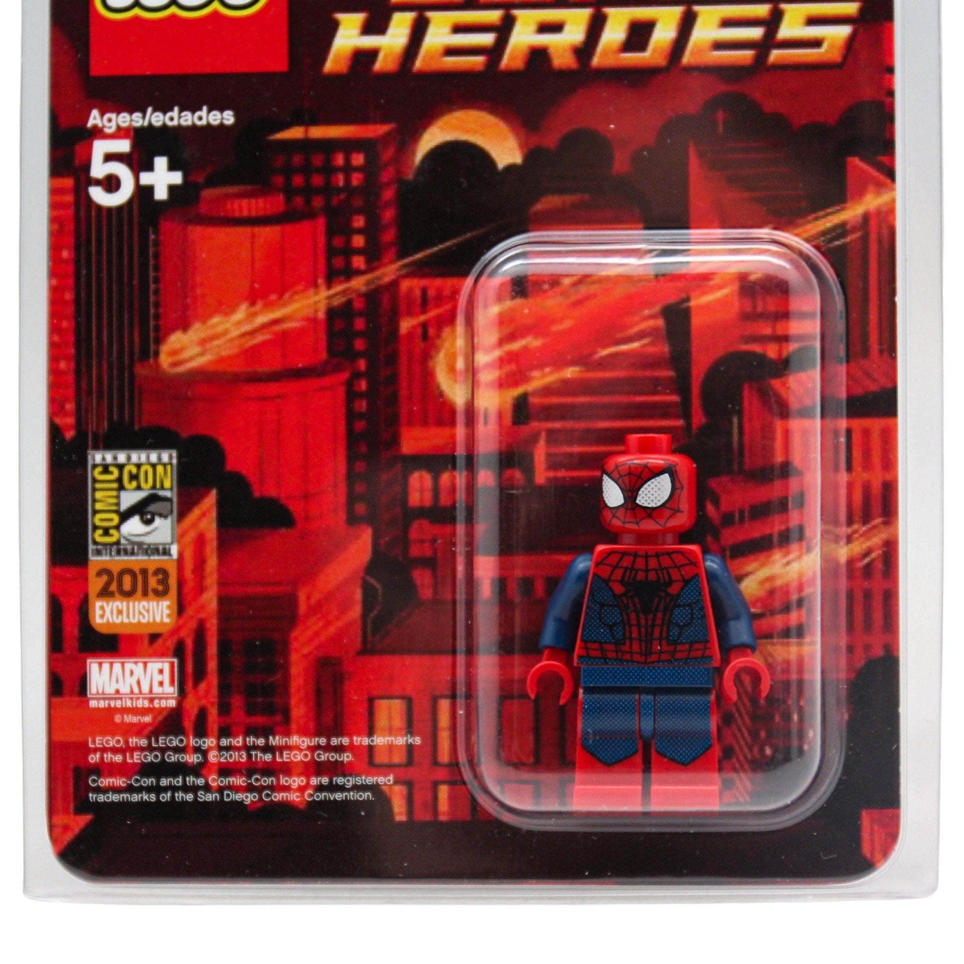 Lego Super Heroes Spiderman 2013 Comic Con Exclusive Gold & Silver Pawn Shop