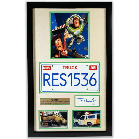 Tim Allen and Tom Hanks Autographed Toy Story Memorabilia Gold & Silver Pawn Shop