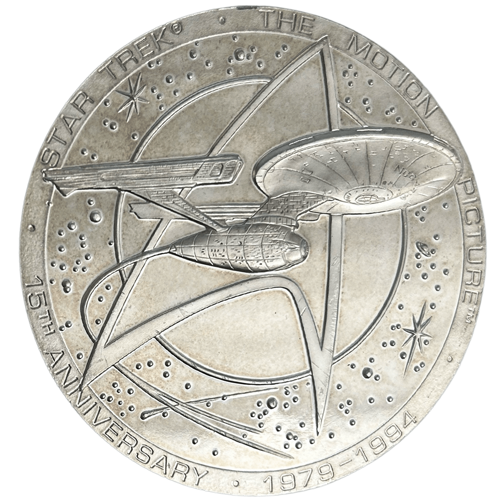 Star Trek .925 Sterling Silver Medallion Gold & Silver Pawn Shop