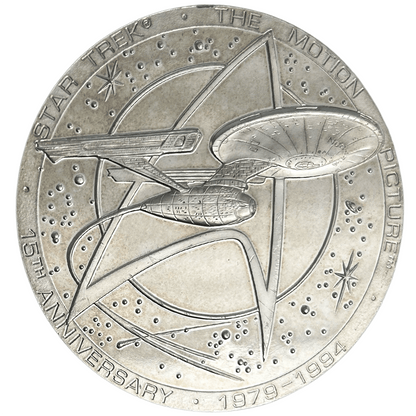 Star Trek .925 Sterling Silver Medallion Gold & Silver Pawn Shop