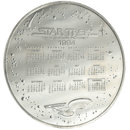 Star Trek .925 Sterling Silver Medallion Gold & Silver Pawn Shop