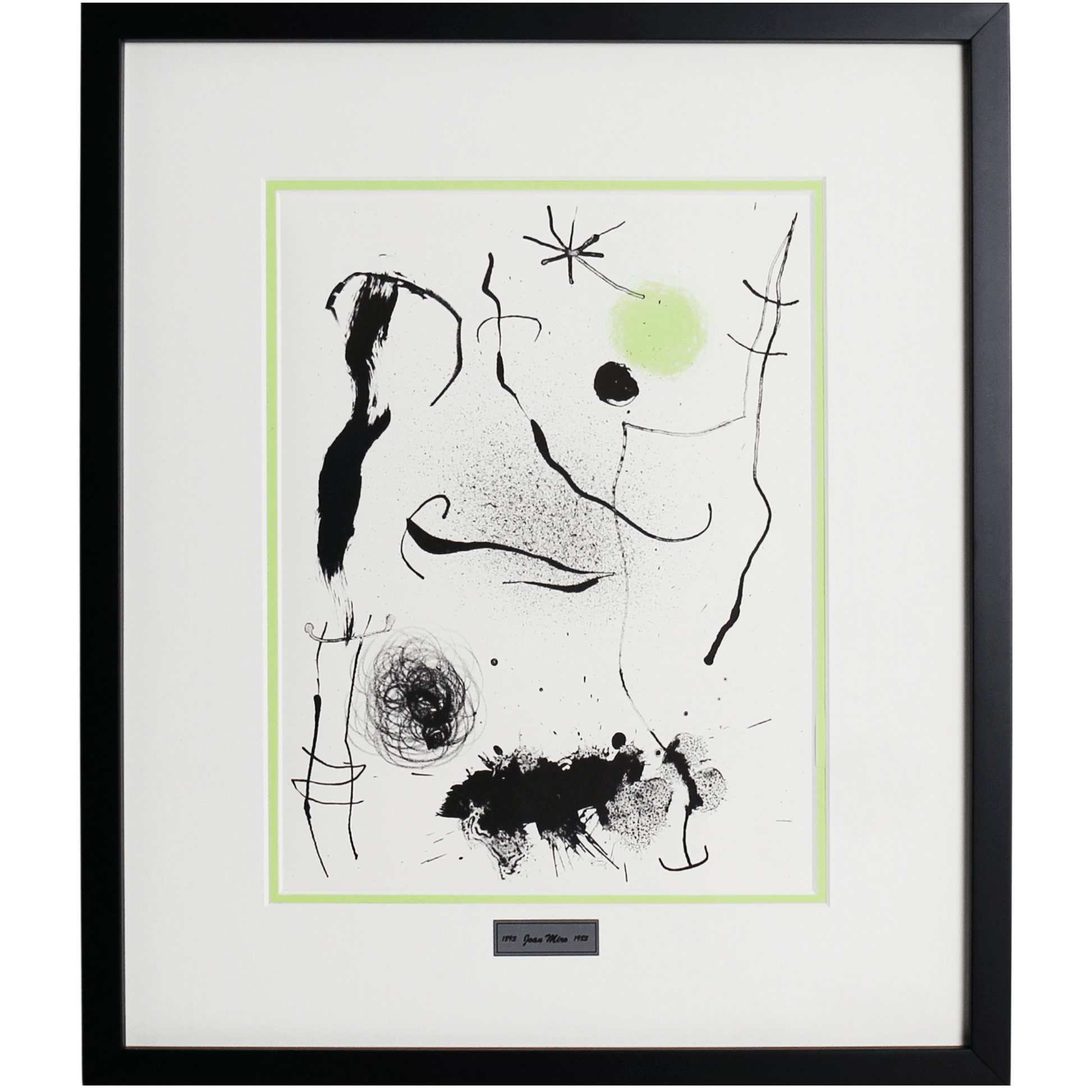 Joan Miró: Mienne Est La Nuit, 1967 Art Gold & Silver Pawn Shop