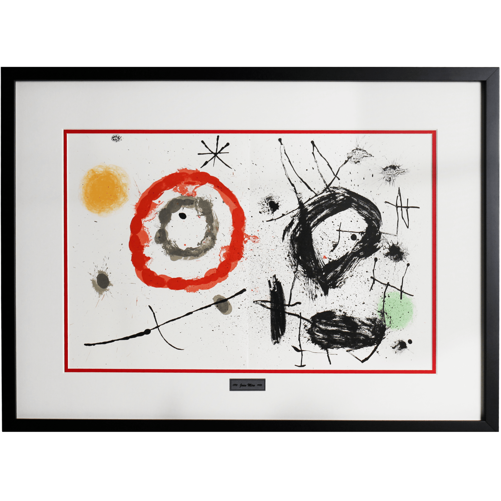 Joan Miró: Le Sommeil A Mille Visages, 1967 Art Gold & Silver Pawn Shop
