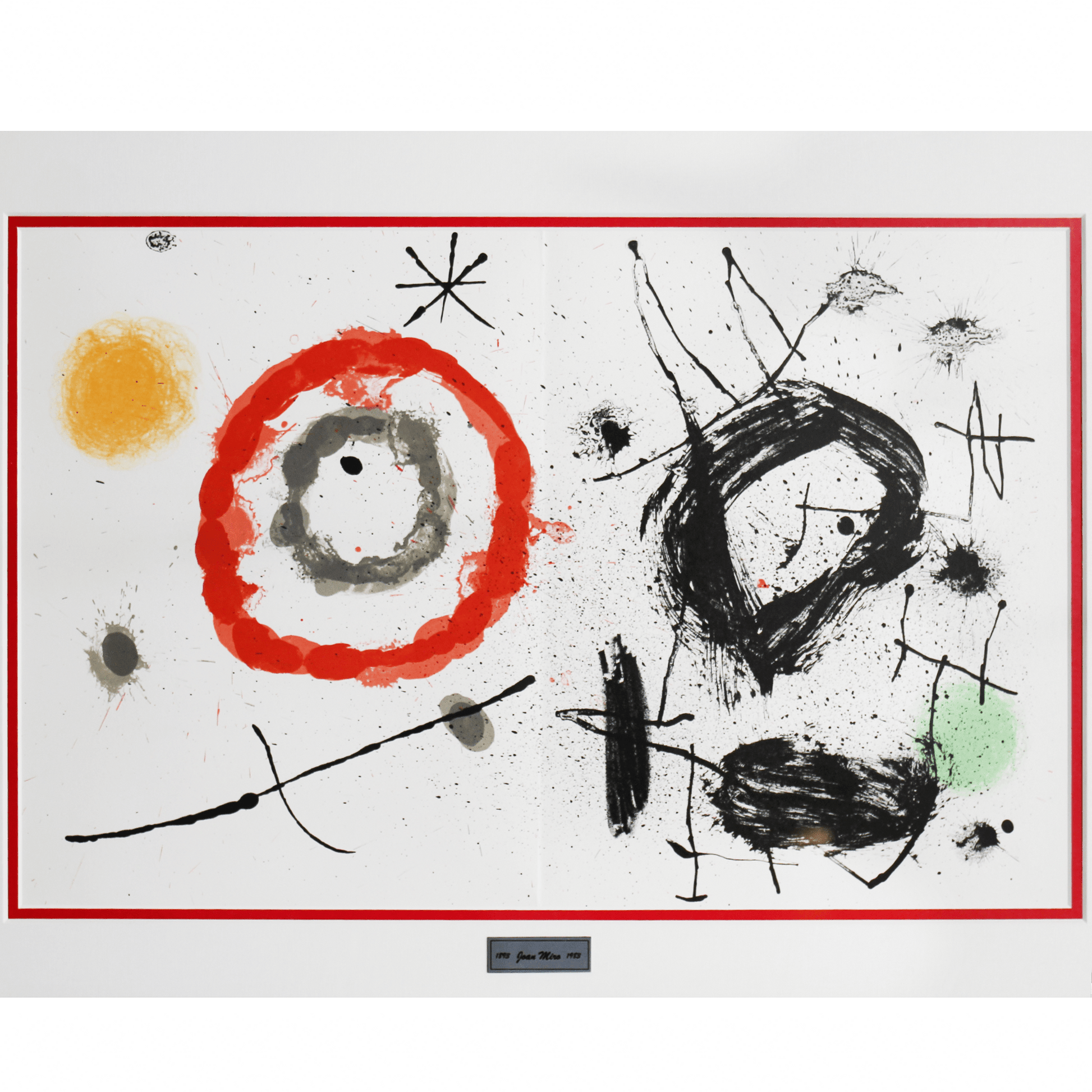 Joan Miró: Le Sommeil A Mille Visages, 1967 Art Gold & Silver Pawn Shop