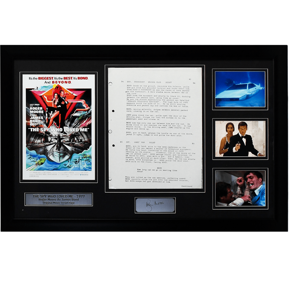 "The Spy Who Loved Me" Script Page Memorabilia Gold & Silver Pawn Shop