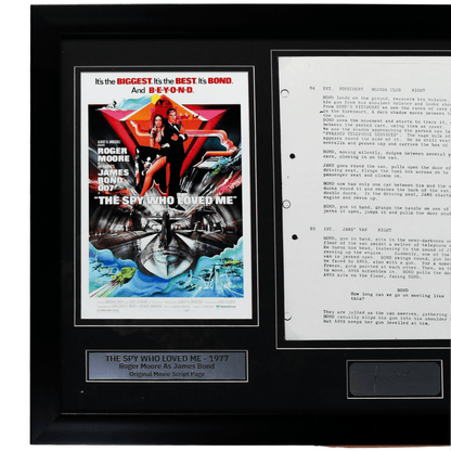"The Spy Who Loved Me" Script Page Memorabilia Gold & Silver Pawn Shop