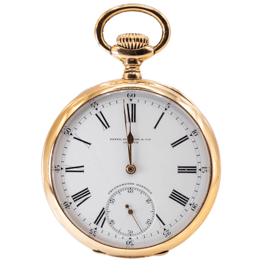 Patek Philippe & Cie 18K Pocket Watch Gold & Silver Pawn Shop