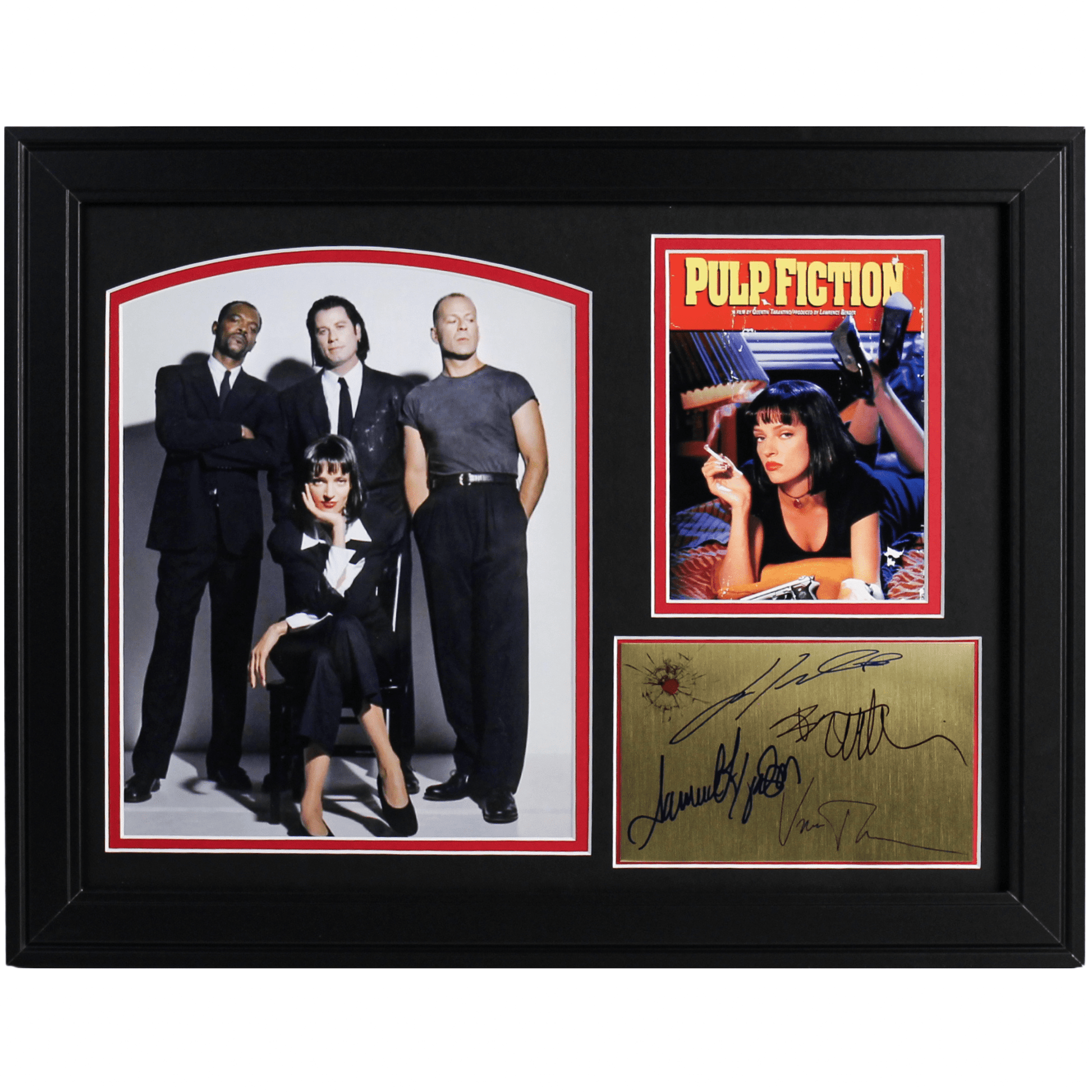Pulp Signed Pulp Fiction Facsimile Signature Memorabilia – Gold & Silver Pawn Shop